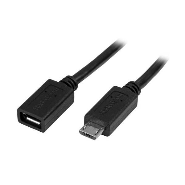 StarTech(X^[ebN) USBUBEXT50CM 0.5m USB Micro-B P[u IX/X