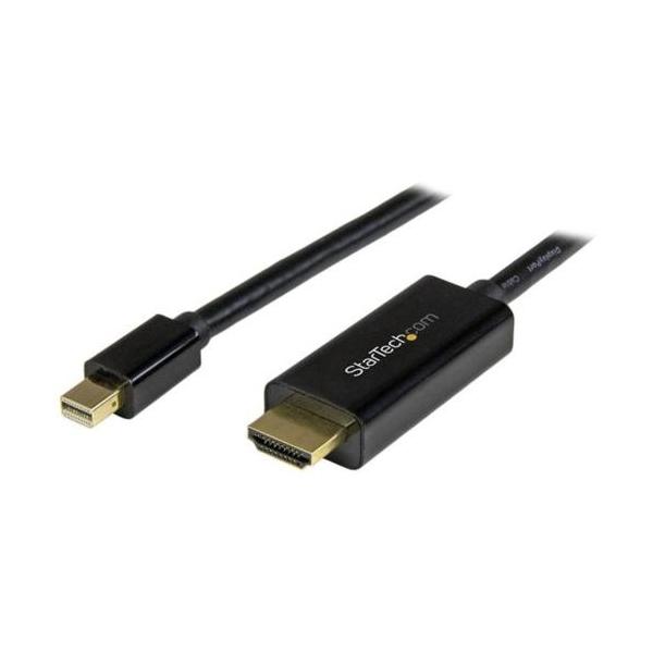 StarTech(X^[ebN) MDP2HDMM3MB ubN Mini DisplayPort HDMIϊA_v^P[u 3m