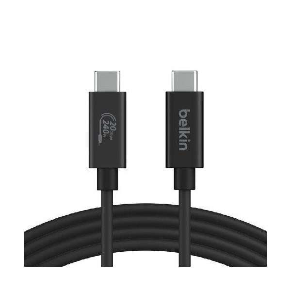 他サイト： BELKIN INZ004bt2MBK ブラック USB4 ケーブル 240W 20Gbps 2mの商品画像