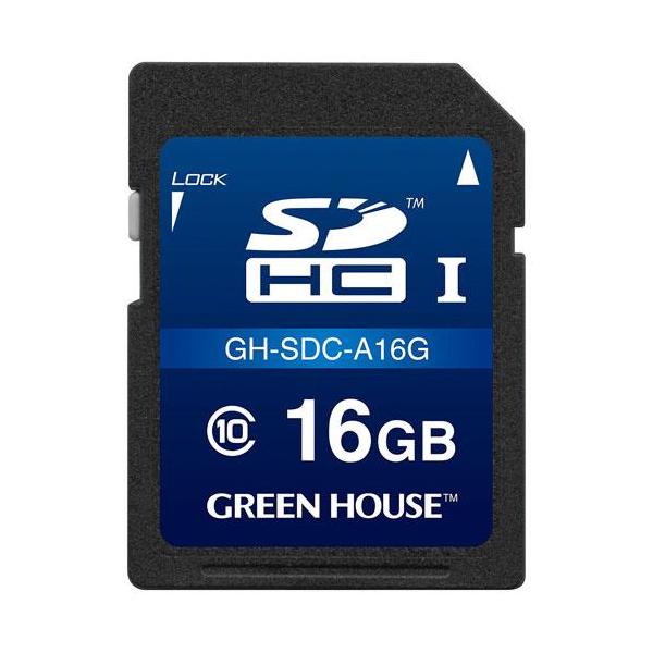 GREEN HOUSE O[nEX GH-SDC-A16G SDHCJ[h 16GB CLASS10 GHSDCA16G