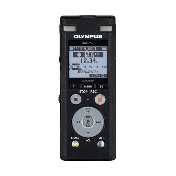オリンパス(OLYMPUS) DM-750 BLK(ブラック) Voice-Trek ICレコーダー 4GB