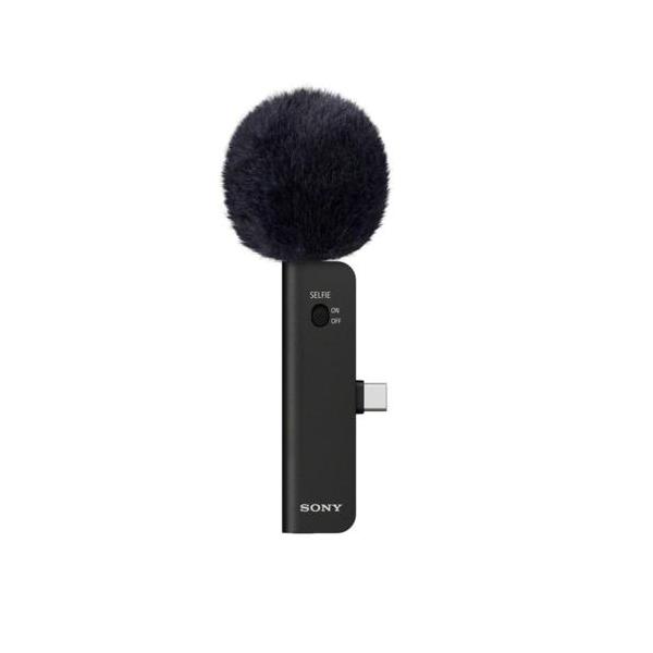 ソニー(SONY) ECM-AX10-B ブラック  空間オーディオマイクロホン スマートフォン・スマホ用録音マイク USB Type-C