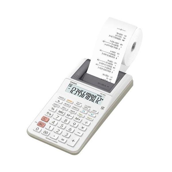 CASIO(�J�V�I) HR-8RC-WE �n���f�B�^�C�v 12�� �v�����^�[�d��