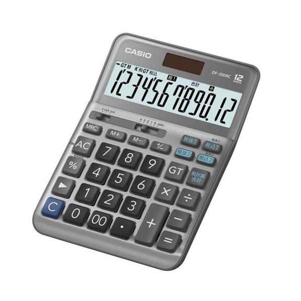 CASIO(�J�V�I) DF-200RC-N �f�X�N�^�C�v �Ōv�Z���v�@�\ �y���ŗ��d�� 12��
