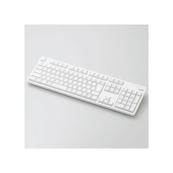 �G���R��(ELECOM) TK-FDM106TWH �z���C�g �����L�[�{�[�h 109�L�[ ���{��z��