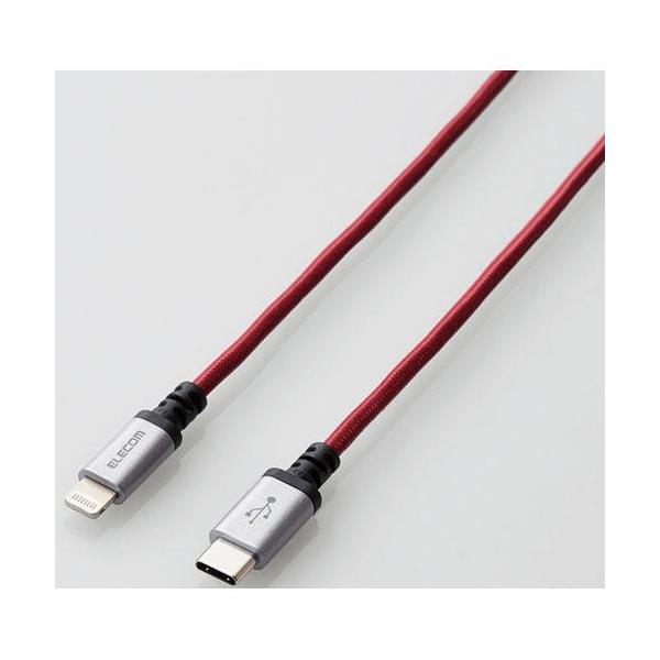 GR(ELECOM) MPA-CLS12RD bh USB-C to LightningP[u 1.2m