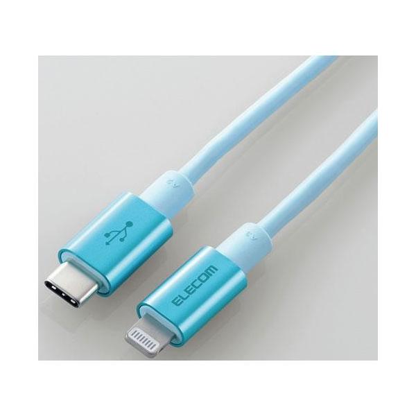 GR(ELECOM) MPA-CLPS10BU u[ USB-C to LightningP[u 1m
