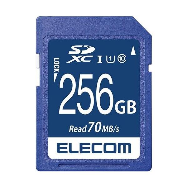 GR(ELECOM) MF-FS256GU11R SDXCJ[h UHS-I U1 70MB/s 256GB