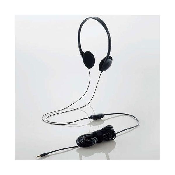 �G���R��(ELECOM) EHP-TV11O5BK �u���b�N TV�p�w�b�h�z�� �X�^���_�[�h �I�[�o�[�w�b�h�^�C�v