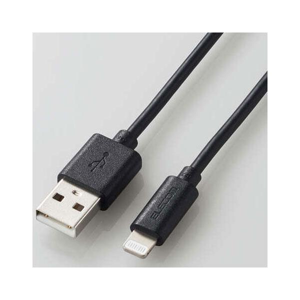 GR(ELECOM) MPA-UALO10BK ubN X^_[hLightningP[u I[fBI 1m