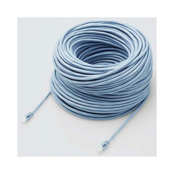 GR(ELECOM) LD-GPAT/BU80/RS u[ Cat6A LANP[u 80m