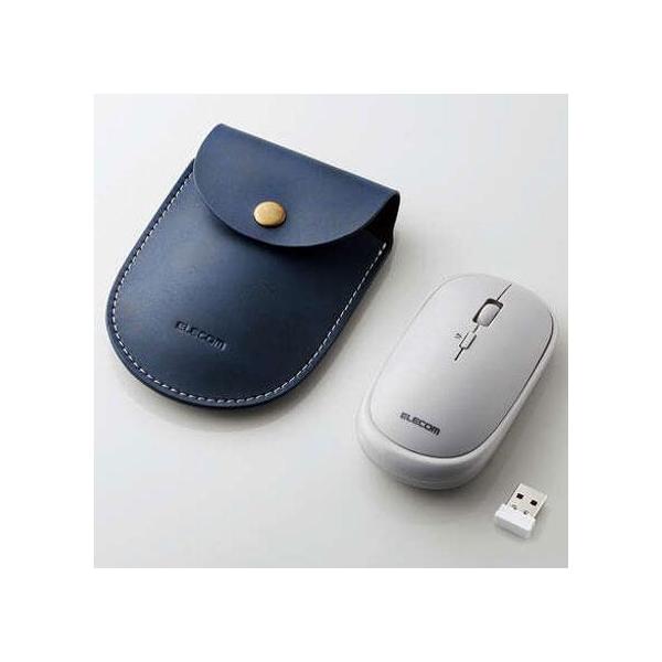 �G���R��(ELECOM) M-TM10DBGY �O���[ 2.4GHz���� ���C�����X���o�C���}�E�X Slint �X�����g 4�{�^��