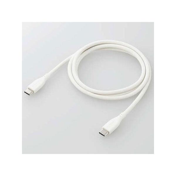 �G���R��(ELECOM) MPA-CCSS10WH �z���C�g �Ȃ߂炩USB Type-C�P�[�u�� 1m