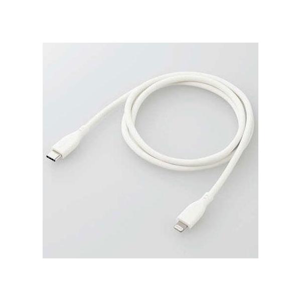 GR(ELECOM) MPA-CLSS10WH zCg Ȃ߂炩USB-C to LightningP[u 1m