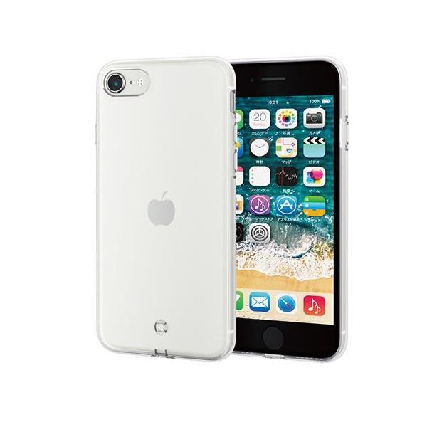 �G���R��(ELECOM) PM-A22SUCTCR �N���A iPhone SE ��3����/SE ��2����/8/7�p �\�t�g�P�[�X �ɂ�