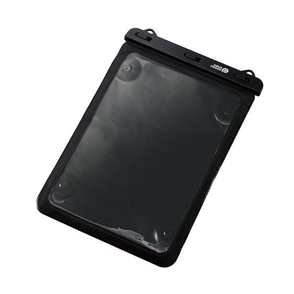 他サイト： エレコム(ELECOM) TB-WPSB13BK ブラック タブレットケース 防水ケース 汎用 IPX8 吸盤付き 8.9〜13インチの商品画像