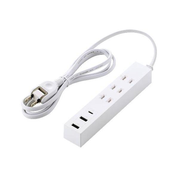 [Release date: July 12, 2025]■ACタップとUSBポートが一体になった、スマートフォンやワイヤレスイヤホンなどを充電できるコード付きUSBタップです。ACアダプターなどを別途用意することなく、本製品1つで充電でき...