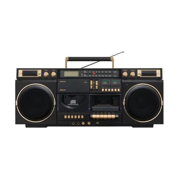 ORION SCR-B9 ブラック Bluetooth搭載CDステレオラジオカセット レトロ