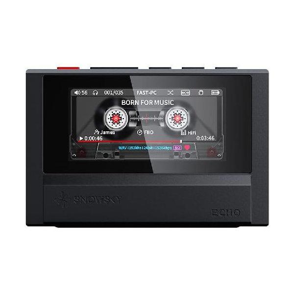 FiiO(フィーオ) FIO-SSECHO-B ブラック Snowsky ECHO デジタルオーディオプレーヤー 4GB DAC CS43198 x2基搭載 ハイレゾ Bluetooth送信対応