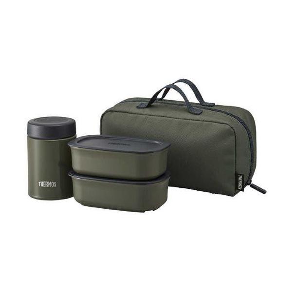 他サイト： サーモス(THERMOS) JEA-1001-SMB(スモークブラック) 真空断熱スープランチセットの商品画像