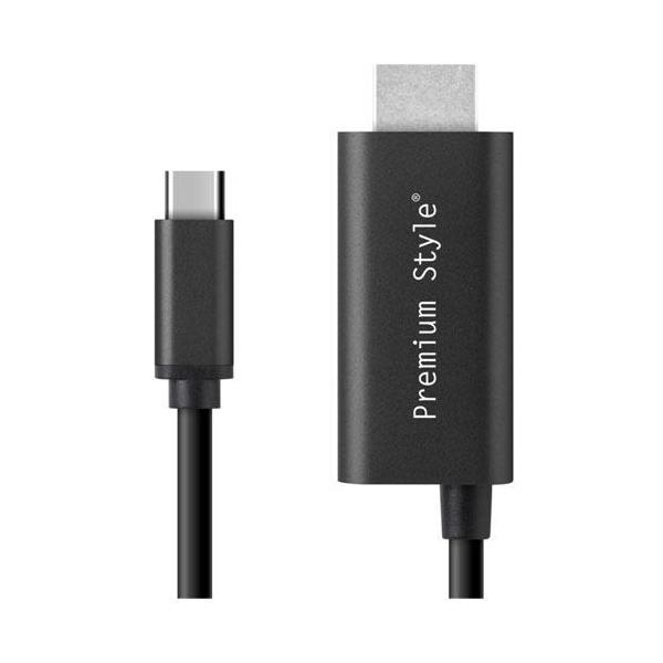 PGA PG-SWTV2MBK ubN Premium Style TYPE-CRlN^ HDMI~[OP[u 2m