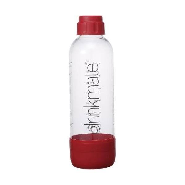 drinkmate(ドリンクメイト) DRM0024 ドリンクメイト 家庭用炭酸飲料メーカー 専用ボトルLサイズ(レッド)