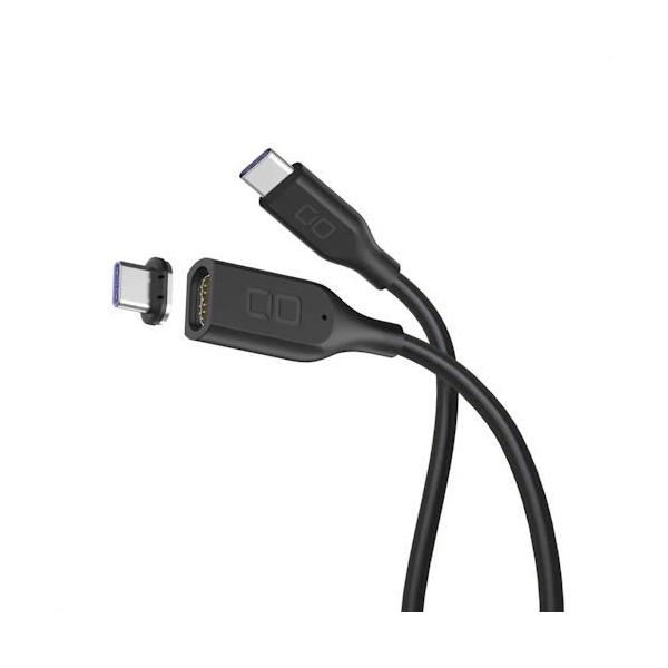 他サイト： CIO(シーアイオー) CIO-SLMG-CC1-BK CtoC 1m マグネットシリコンケーブル ブラックの商品画像