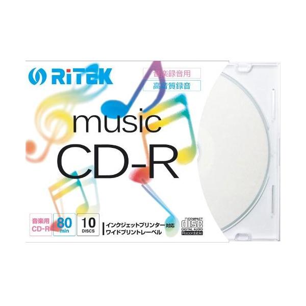 ���C�e�b�N CD-RMU80.10P C ���y�p CD-R 700MB ���^�� �v�����^�u�� 32�{�� 10��