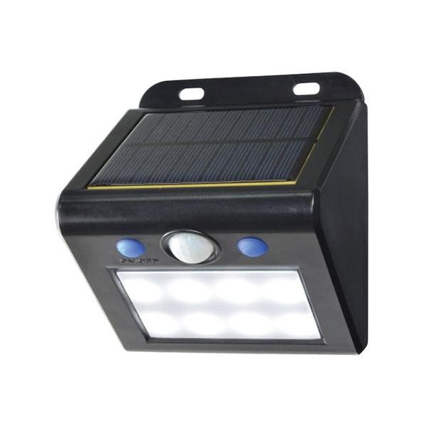 エルパ(ELPA) ESL-K101SL-W LEDセンサーウォールライト ソーラー発電式 明暗人感センサー 防水