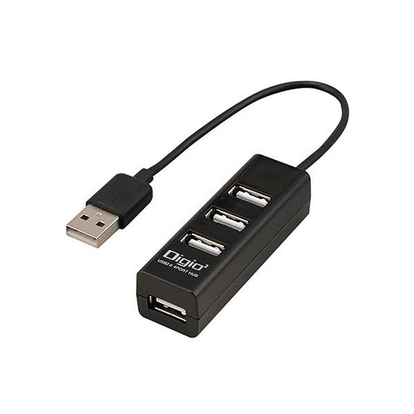 ■4ポートUSB2.0ハブ■ポート位置が上面の為、片手で挿入可能■ケーブル一体型、ケーブル長15cm