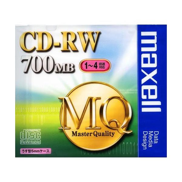 �}�N�Z��(maxell) CDRW80MQ.S1P �f�[�^�p CD-RW 700MB �J��Ԃ��L�^ 4�{�� 1��