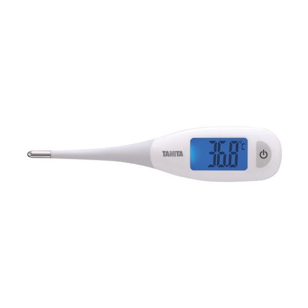 タニタ BT-471-WH ホワイト 電子体温計 乳幼児や要介護者の脇にも当てやすい