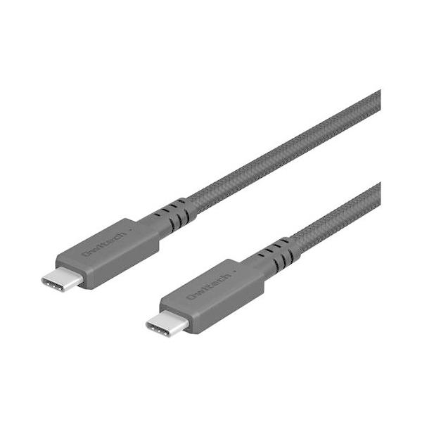 �I�E���e�b�N(OWLTECH) OWL-CBKG2PCC10-BK �u���b�N �[�d&amp;�f�[�^�]���P�[�u�� 1m