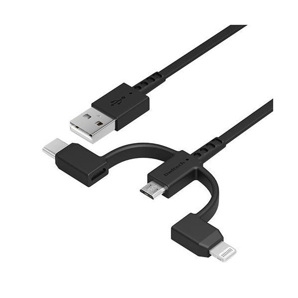 IEebN(OWLTECH) OWL-CBR2AMLC10-BK ubN Lightning{USB Type-C{microUSB }`RlN^[^Cv P[u 1m