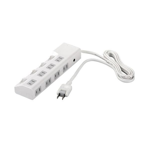 �o�b�t�@���[(BUFFALO) 2�s�����d���^�b�v 8�� 1.5m BSTAPSD2815WH �z���C�g