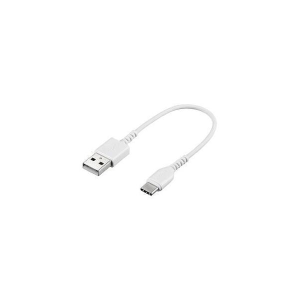 �o�b�t�@���[(BUFFALO) BSMPCAC101WH�z���C�g Type-C�P�[�u�� A-C 0.1m