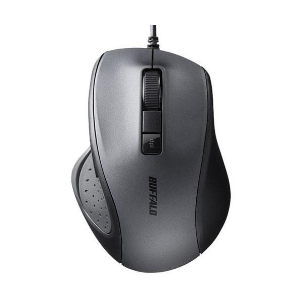 �o�b�t�@���[(BUFFALO) BSMBU300BK �u���b�N USB �L��BlueLED���w���}�E�X �É� 5�{�^��