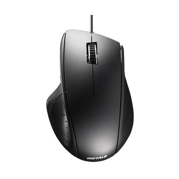 �o�b�t�@���[(BUFFALO) BSMLU300BK �u���b�N USB �L�����[�U�[���}�E�X 5�{�^��