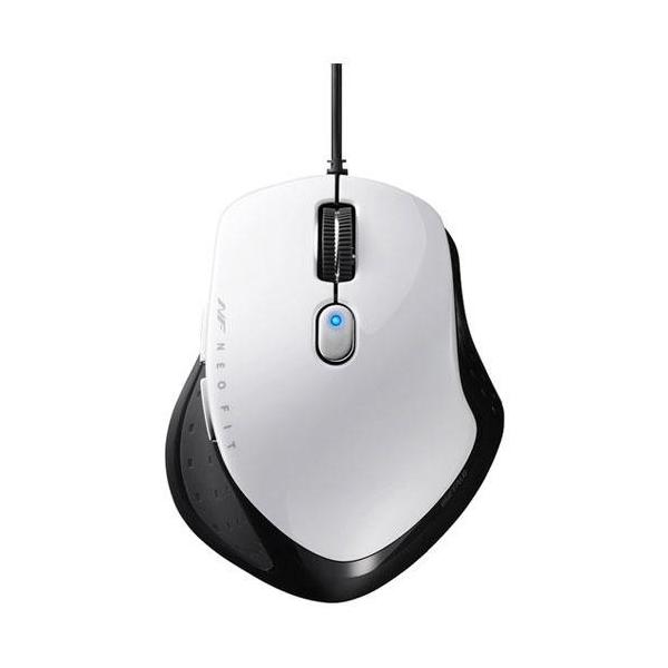 �o�b�t�@���[(BUFFALO) BSMBU510SWH �z���C�g USB BlueLED���w���}�E�X 5�{�^��