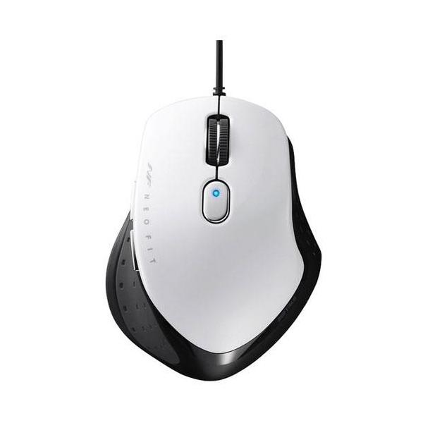 �o�b�t�@���[(BUFFALO) BSMBU510MWH �z���C�g USB BlueLED���w���}�E�X 5�{�^��