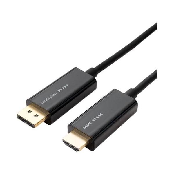 �~���V DP-HDC20/BK �u���b�N DisplayPort-HDMI �ϊ��P�[�u�� 2m