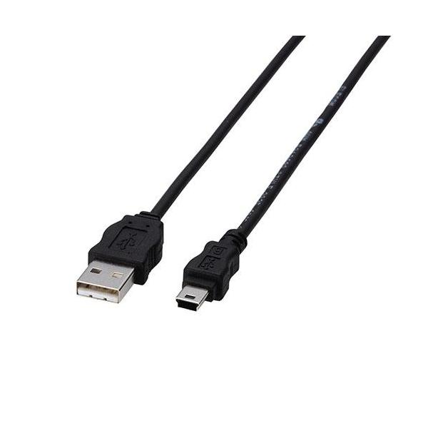 エレコム(ELECOM) USB-ECOM515 ブラック エコUSBケーブル A-miniB・1.5m