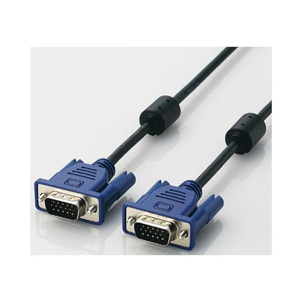 �G���R��(ELECOM) CAC-15BK �u���b�N CAC/BK�V���[�Y D-Sub15�s�� �~�j �P�[�u�� 1.5m