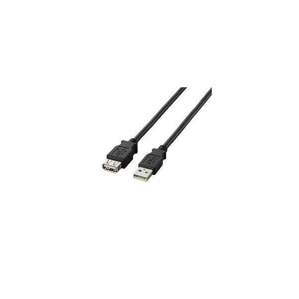 �G���R��(ELECOM) U2C-E30BK �u���b�N USB2.0�����P�[�u��A-A 3m