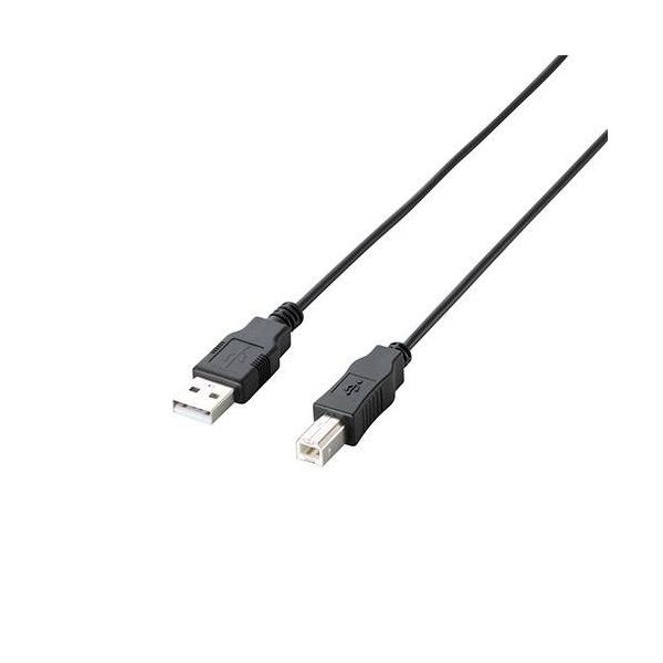 GR(ELECOM) U2C-JB20BK ubN USB2.0P[u A-B 2m