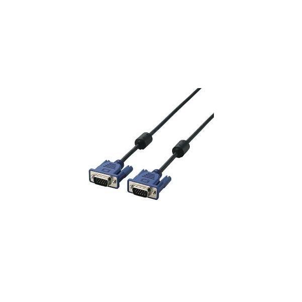 �G���R��(ELECOM) CAC-50BK/RS �u���b�N �f�B�X�v���C�P�[�u�� D-Sub15�s���~�j 5m