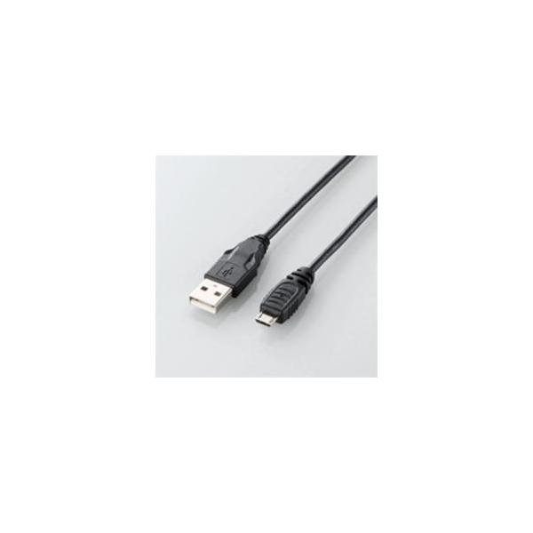 �G���R��(ELECOM) U2C-AMB015BK �u���b�N USB2.0�P�[�u�� A-MicroB 0.15m
