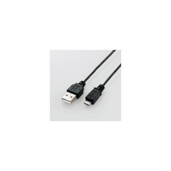 �G���R��(ELECOM) U2C-AMBX20BK �u���b�N USB2.0�P�[�u�� 2m �X�}�[�g�t�H���p