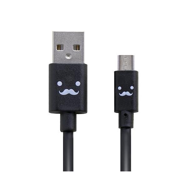 �G���R��(ELECOM) MPA-FAMB2U12CBK �u���b�N 2A�Ή��J���t��microUSB�P�[�u�� 1.2m