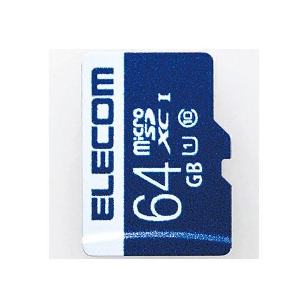 GR(ELECOM) MF-MS064GU11R MF-MSU11R_XCV[Y f[^microSDXCJ[h 64GB